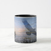 Eagle in vlucht mok (Midden)