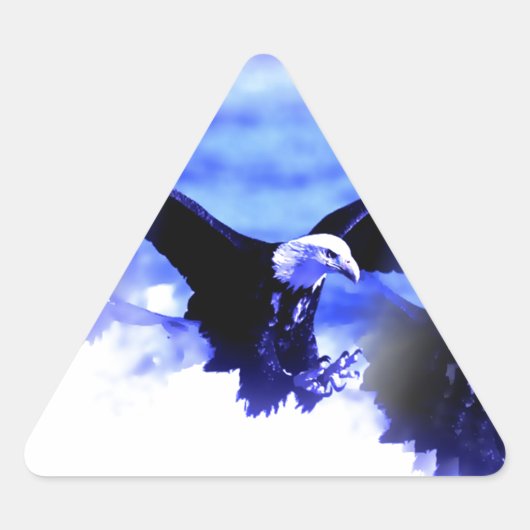 Eagle in vlucht sticker (Voorkant)