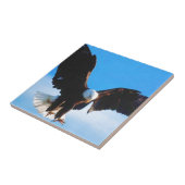 Eagle in vlucht tegeltje (Zijkant)