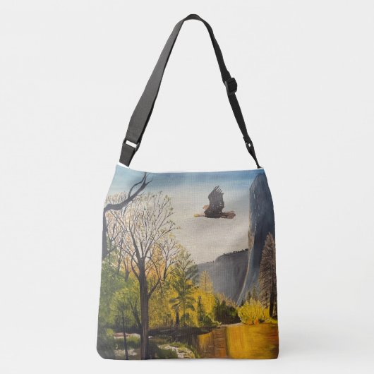 Eagle in Yosemite National Park, door Gary Poling Crossbody Tas (Achterkant)