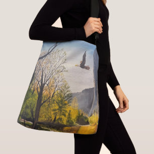 Eagle in Yosemite National Park, door Gary Poling Crossbody Tas