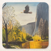 Eagle in Yosemite National Park, door Gary Poling Kartonnen Onderzetters (Voorkant)
