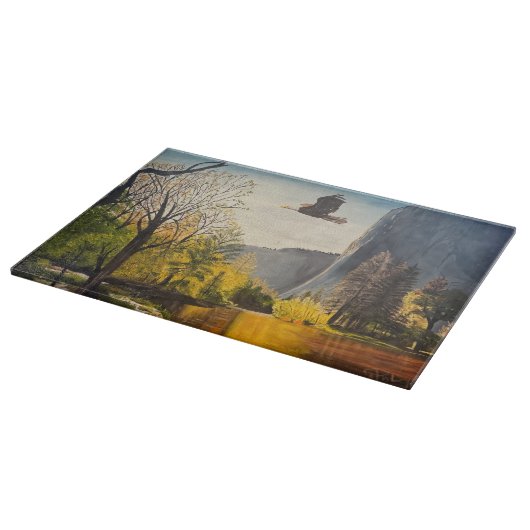 Eagle in Yosemite National Park, door Gary Poling Snijplank (Hoek)