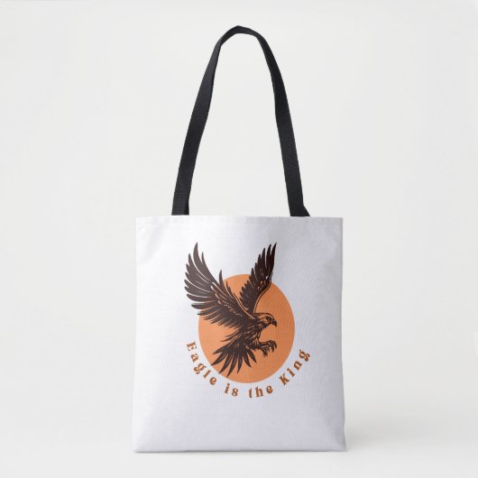 Eagle is de King Canvas tas - Bold Eagle Graphic, (Voorkant)
