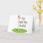 Eagle is, de Scène van het Golf geland Kaart (Gele Bloem)