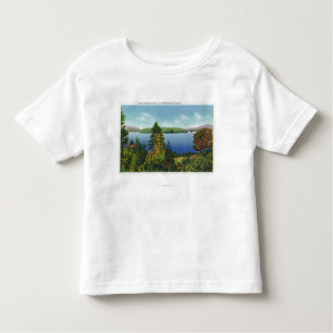 Eagle Island en Lower Saranac Lake Uitzicht Kinder Shirts