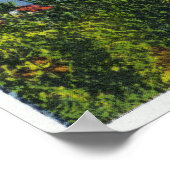 Eagle Island en Lower Saranac Lake Uitzicht Poster (Hoek)