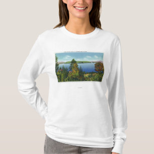 Eagle Island en Lower Saranac Lake Uitzicht T-shirt