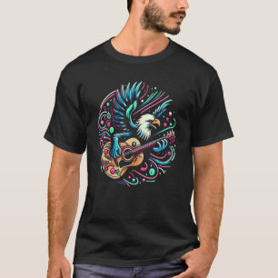 Eagle Jammin op gitaar T-shirt