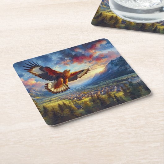 Eagle Kartonnen Onderzetters (Schuin)