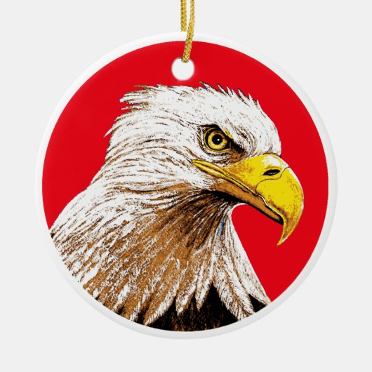 Eagle Keramisch Ornament (Voorkant)