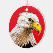 Eagle Keramisch Ornament (Links)
