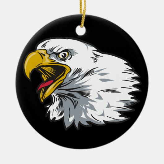 Eagle Keramisch Ornament (Voorkant)
