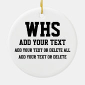 Eagle Keramisch Ornament (Achterkant)