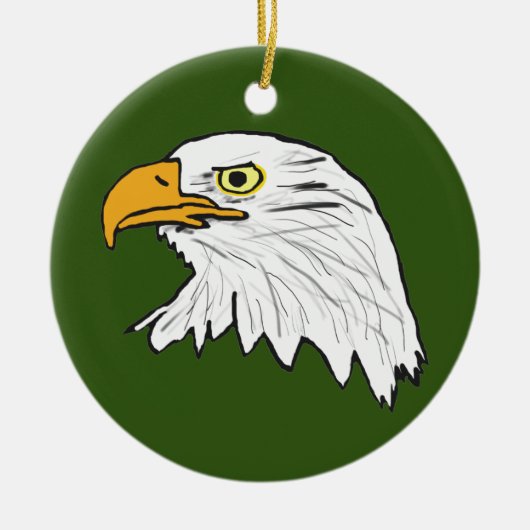 Eagle Keramisch Ornament (Voorkant)