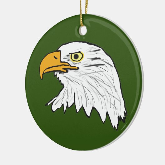 Eagle Keramisch Ornament (Links)