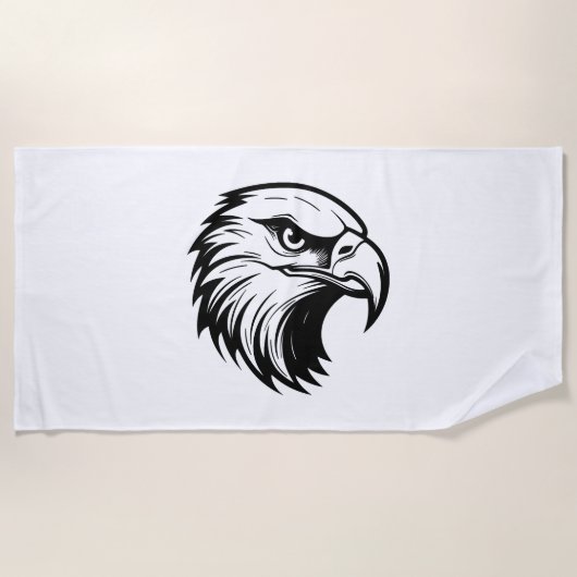 Eagle kop strandlaken (Voorkant)