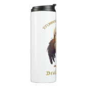 Eagle Koppig Deal Met Het Schattig Schattig Grappi Thermosbeker (Gedraaid links)