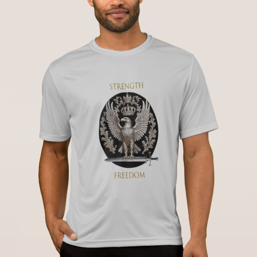 Eagle kracht en vrijheid t-shirt (Voorkant)
