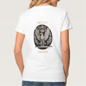 Eagle kracht en vrijheid t-shirt (Achterkant)