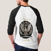 Eagle kracht en vrijheid t-shirt (Achterkant)