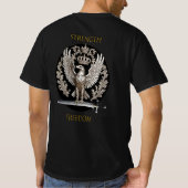 Eagle kracht en vrijheid t-shirt (Achterkant)