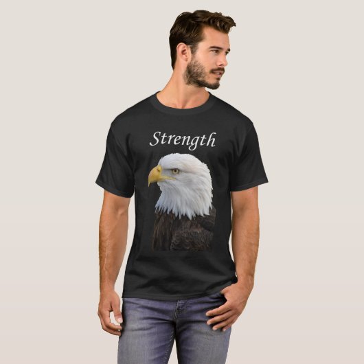 Eagle-krachtinspiratie T-shirt (Voorkant volledig)