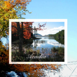 Eagle Lake, Acadia National Park, Maine Briefkaart