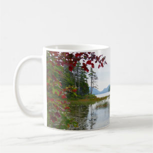 Eagle Lake en Red Maple Leaves II Koffiemok