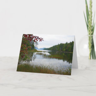 Eagle Lake en Rode Esdoornbladeren II Kaart