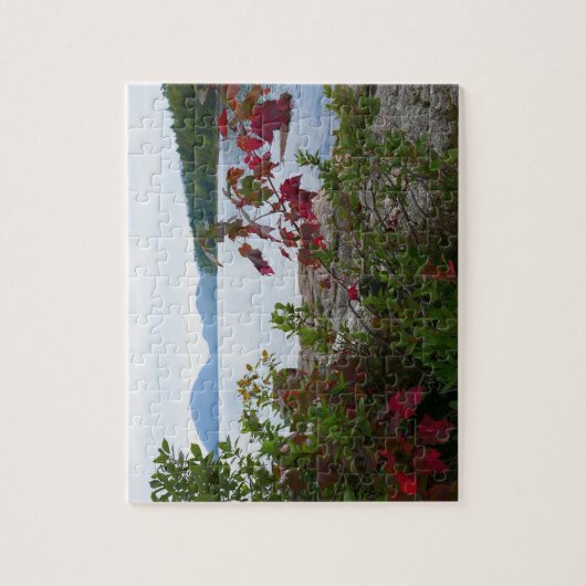 Eagle Lake en rode esdoornbladeren Legpuzzel (Verticaal)