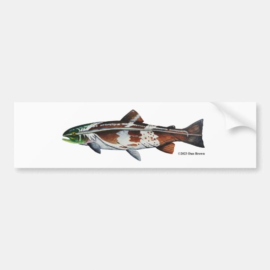 Eagle Lake Golden Rainbow Trout (Golden); Bumpersticker (Voorkant)