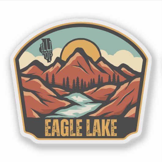 Eagle Lake, Illinois Sticker (Voorkant)