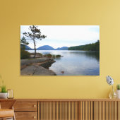 Eagle Lake in Acadia National Park Canvas Afdruk (Insitu (Woonkamer))