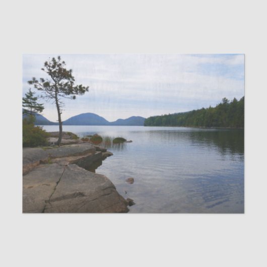 Eagle Lake in Acadia National Park Tissuepapier (Voorkant)