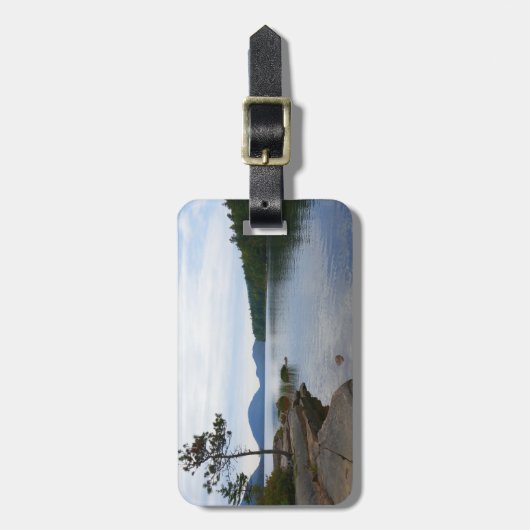 Eagle Lake in het Nationaal Park Acadia Bagagelabel (Voorkant verticaal)