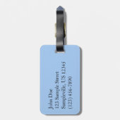 Eagle Lake in het Nationaal Park Acadia Bagagelabel (Achterkant verticaal)