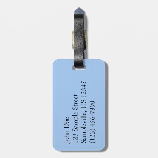 Eagle Lake in het Nationaal Park Acadia Bagagelabel (Achterkant verticaal)