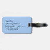 Eagle Lake in het Nationaal Park Acadia Bagagelabel (Achterkant horizontaal)