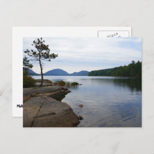 Eagle Lake in het Nationaal Park Acadia Briefkaart (Voorkant / Achterkant)