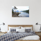 Eagle Lake in het Nationaal Park Acadia Canvas Afdruk (Insitu (Slaapkamer))