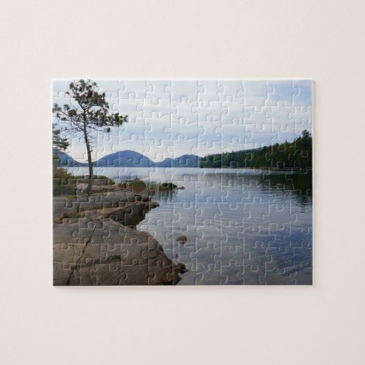 Eagle Lake in het Nationaal Park Acadia Legpuzzel (Horizontaal)