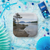 Eagle Lake in het Nationaal Park Acadia Papieren Bordje (Feest)