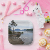 Eagle Lake in het Nationaal Park Acadia Papieren Bordje (Feest)