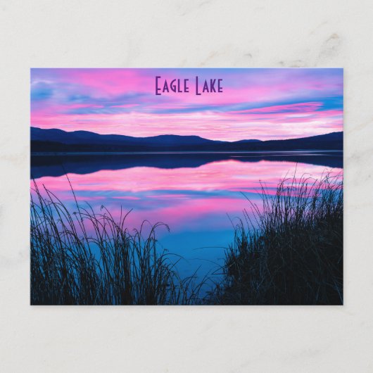 Eagle Lake Lassen County Briefkaart (Voorkant)