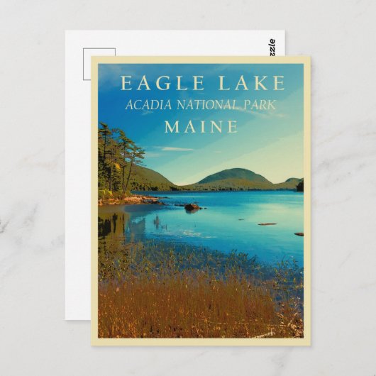 Eagle Lake, Maine Briefkaart (Voorkant / Achterkant)
