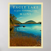 Eagle Lake, Maine reisposter Poster (Voorkant)