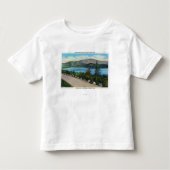 Eagle Lake Uitzicht van Cadillac Mt Road Kinder Shirts (Voorkant)