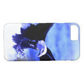 Eagle Landing Blauwe Kleur Tonen iPhone 7 Hoesje (Achterkant (Horizontaal))
