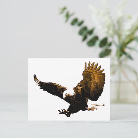 Eagle Landing Briefkaart (Staand voorkant)